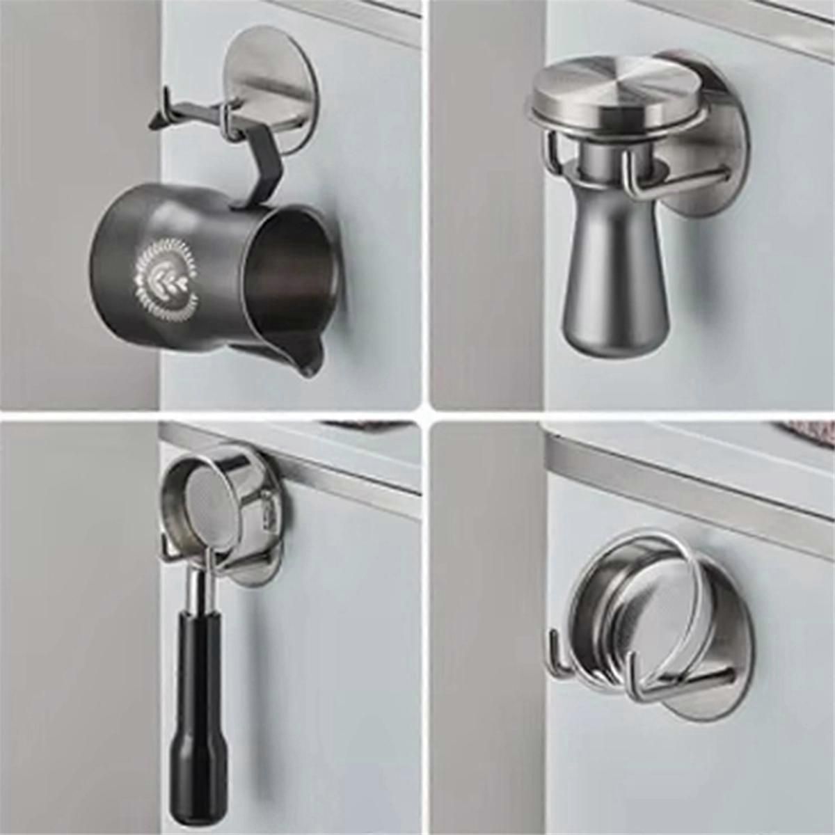 Coffee Bottomless Portafilter Wall Rack 4pcs