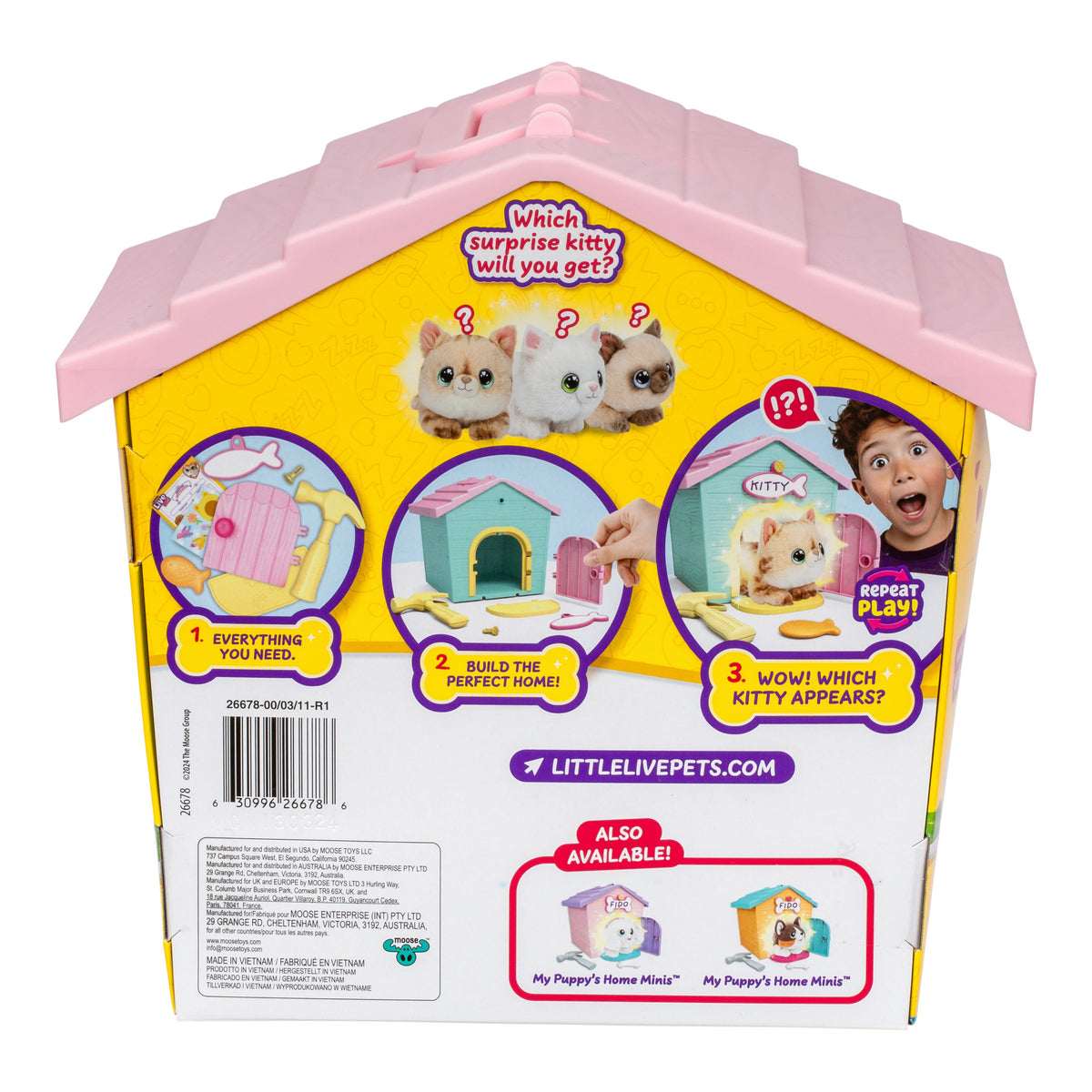LLP MY PETS HOME S3 MINI SET- KITTY