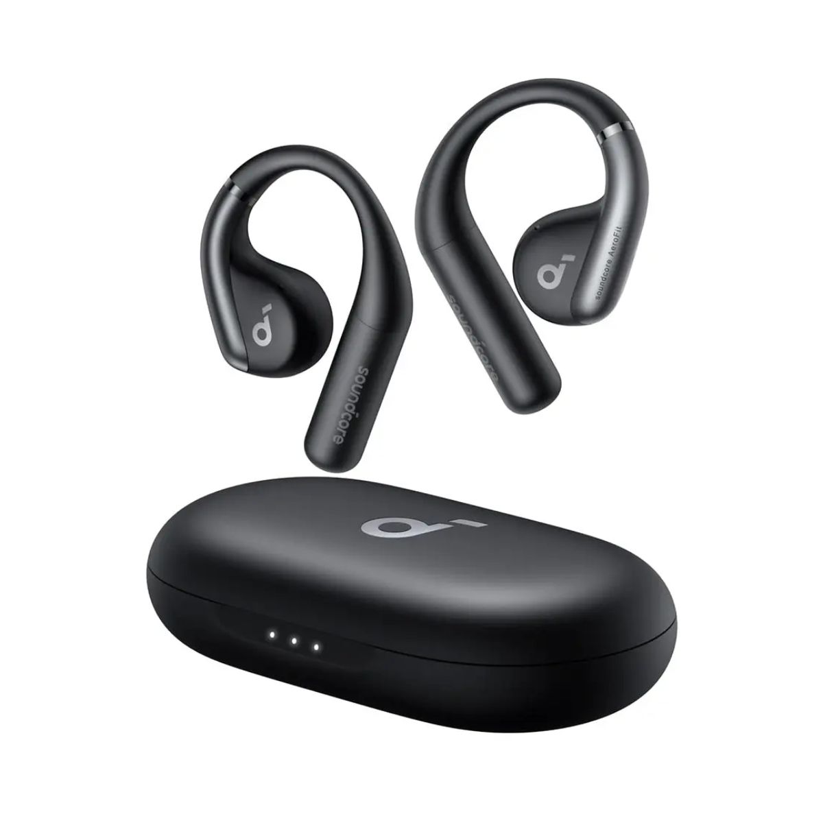 Anker Soundcore AeroFit Open-Ear Wireless Earbuds with AI Call Noise Reduction, Black