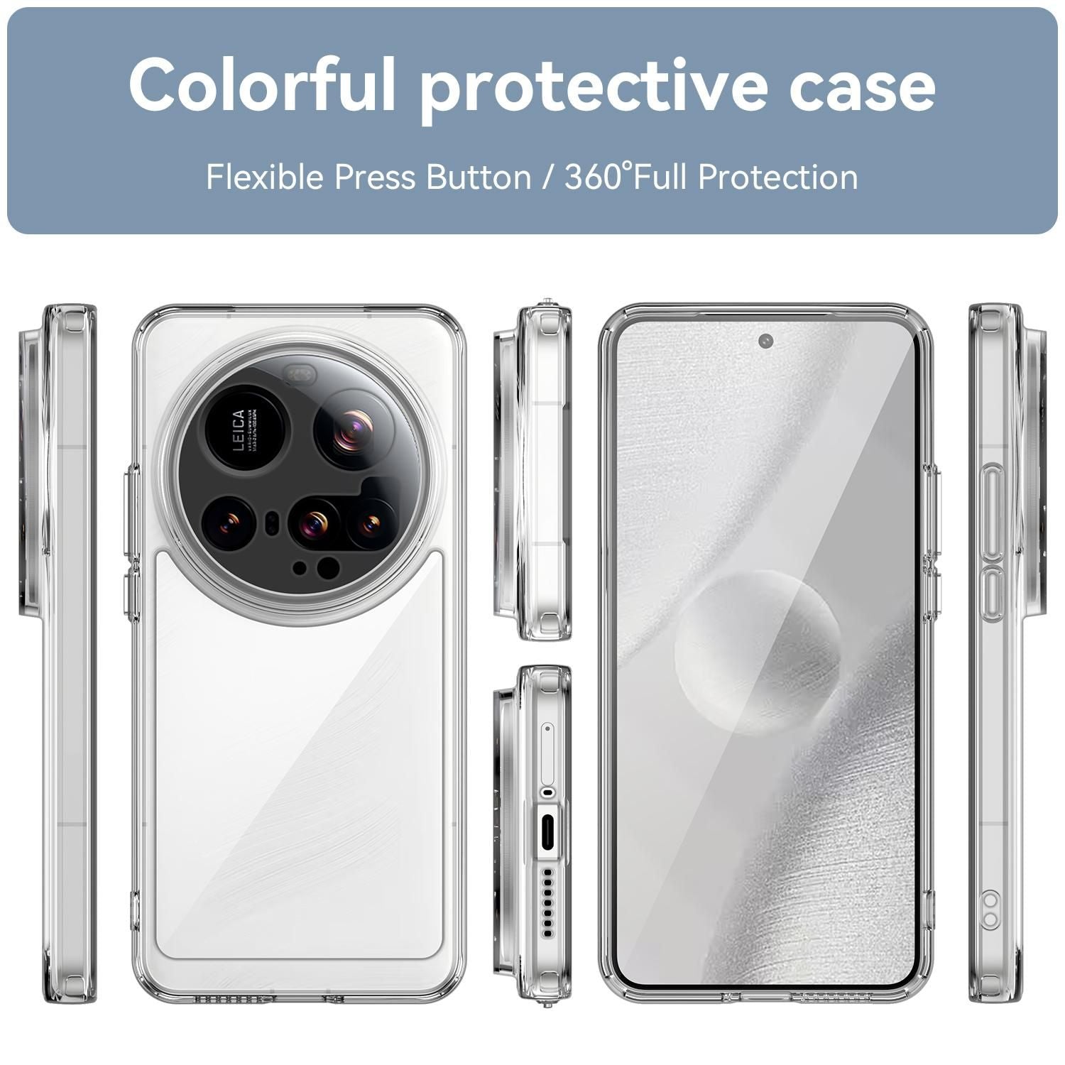 Acrylic + TPU Phone Case For Xiaomi 15 Ultra