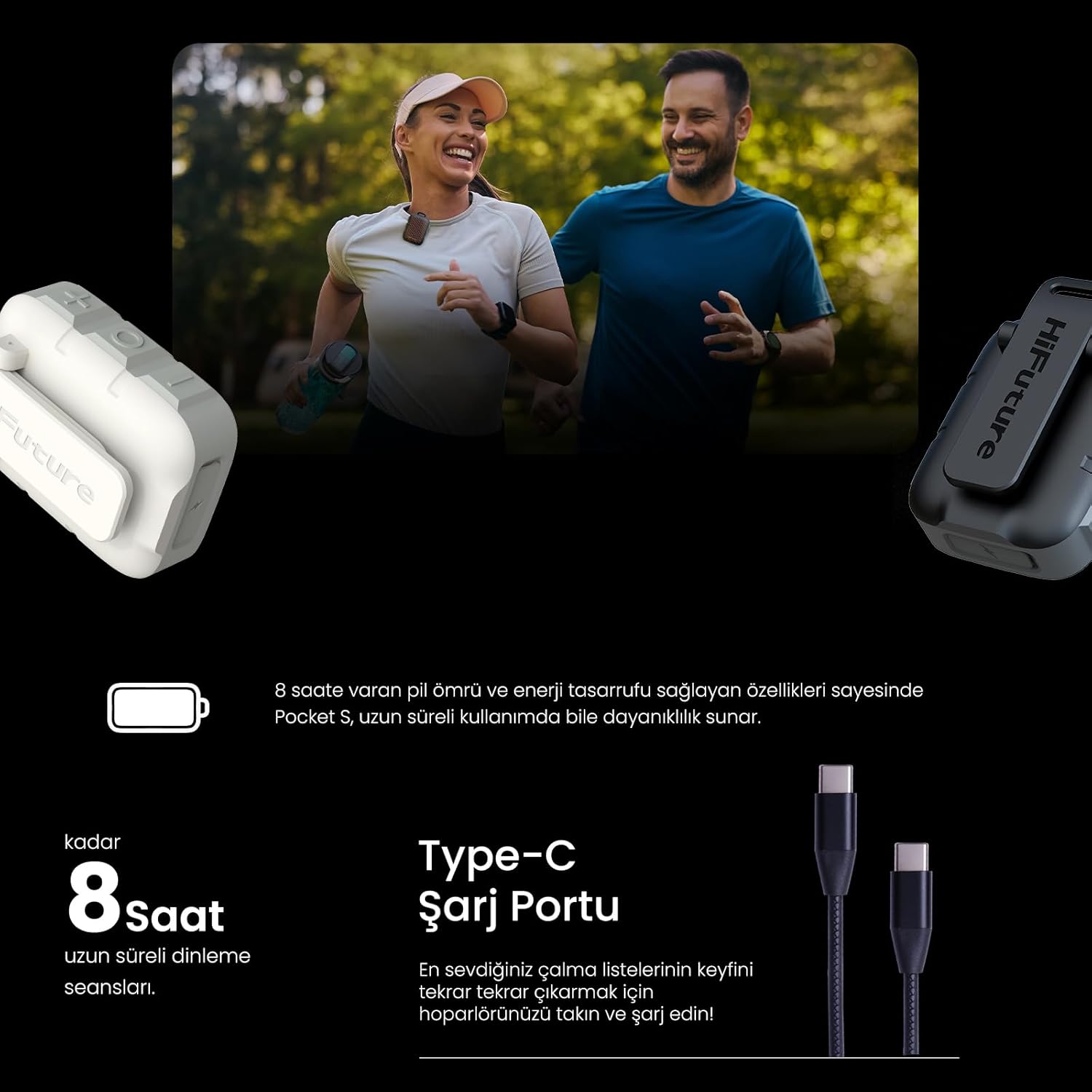 Hifuture Pocket-S Mini Portable & Wearable Bluetooth Speaker