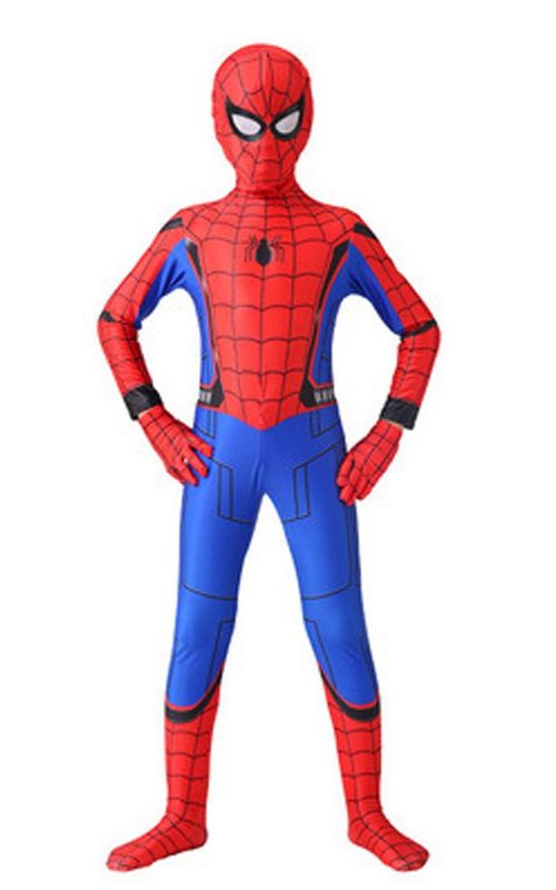 Kids Spiderman Cosplay Suit Far From Home Spiderman Costume Halloween Cosplay Costume