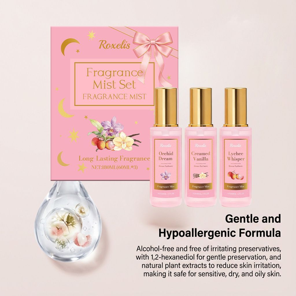 60mlx3 Womens Perfume Set with Floral and Long Lasting