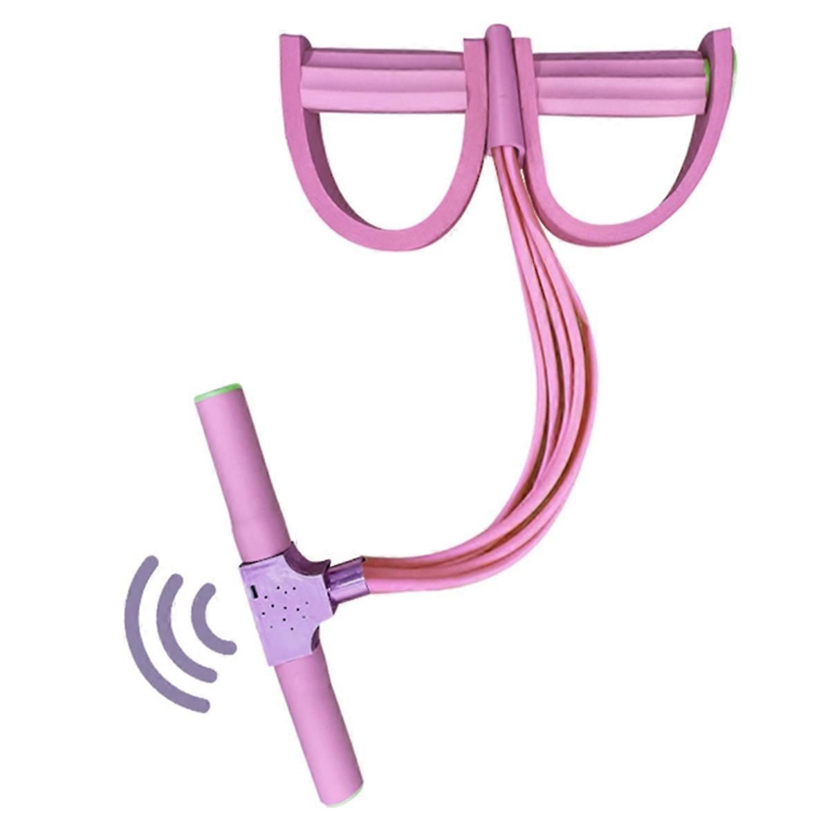 Multifunctional Tension Rope,Yoga Pedal Puller Resistance Band pink