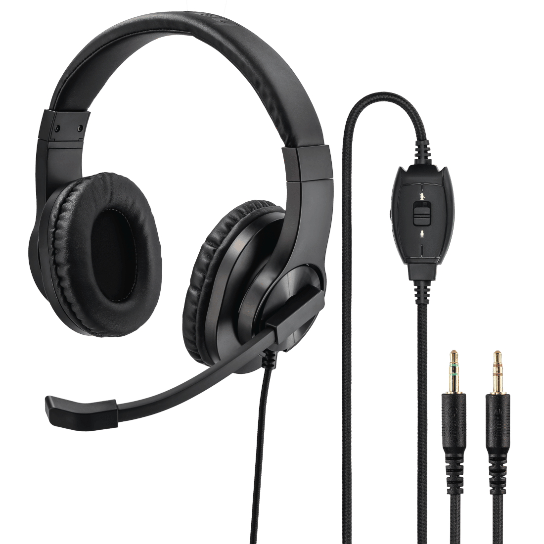 HAMA 139925 "HS-P300" PC Office Headset, Stereo, black