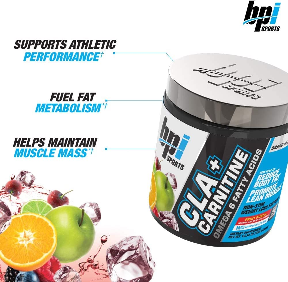 BPI Sports Health CLA + كارنيتين بنكهة الفواكه، 50 جرعة