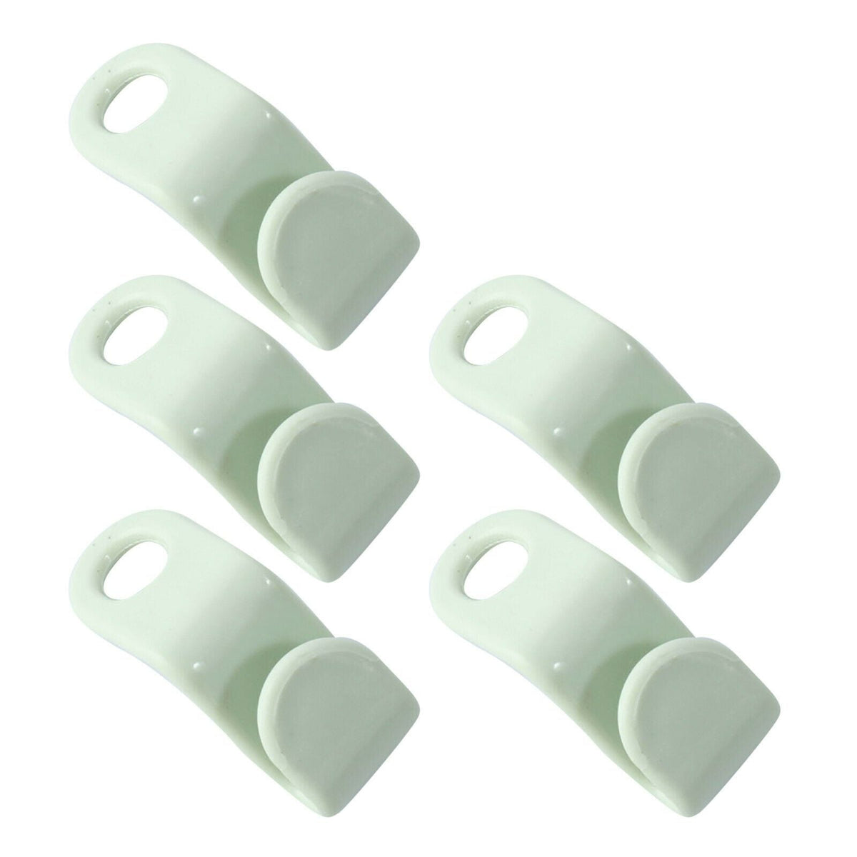 50pcs Home Hanger Connection Hook Plastic Stackable Link Buckle Hook For Clothes Closet