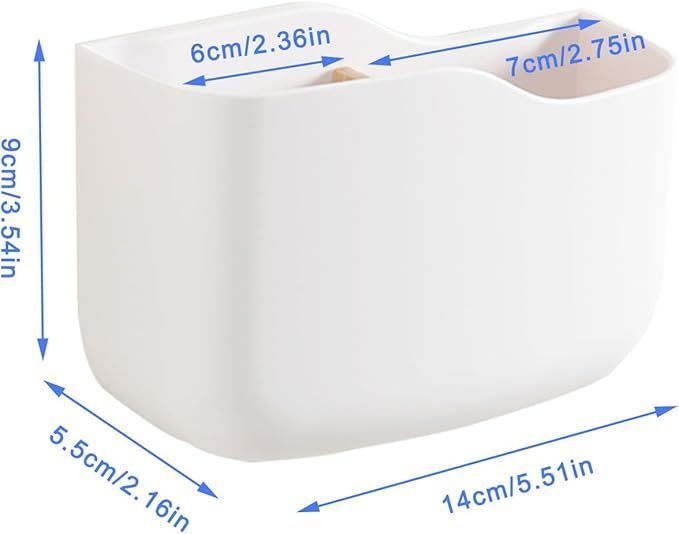 Remote Control Storage Box Wall Mounted Adhesive Remote Control Holder