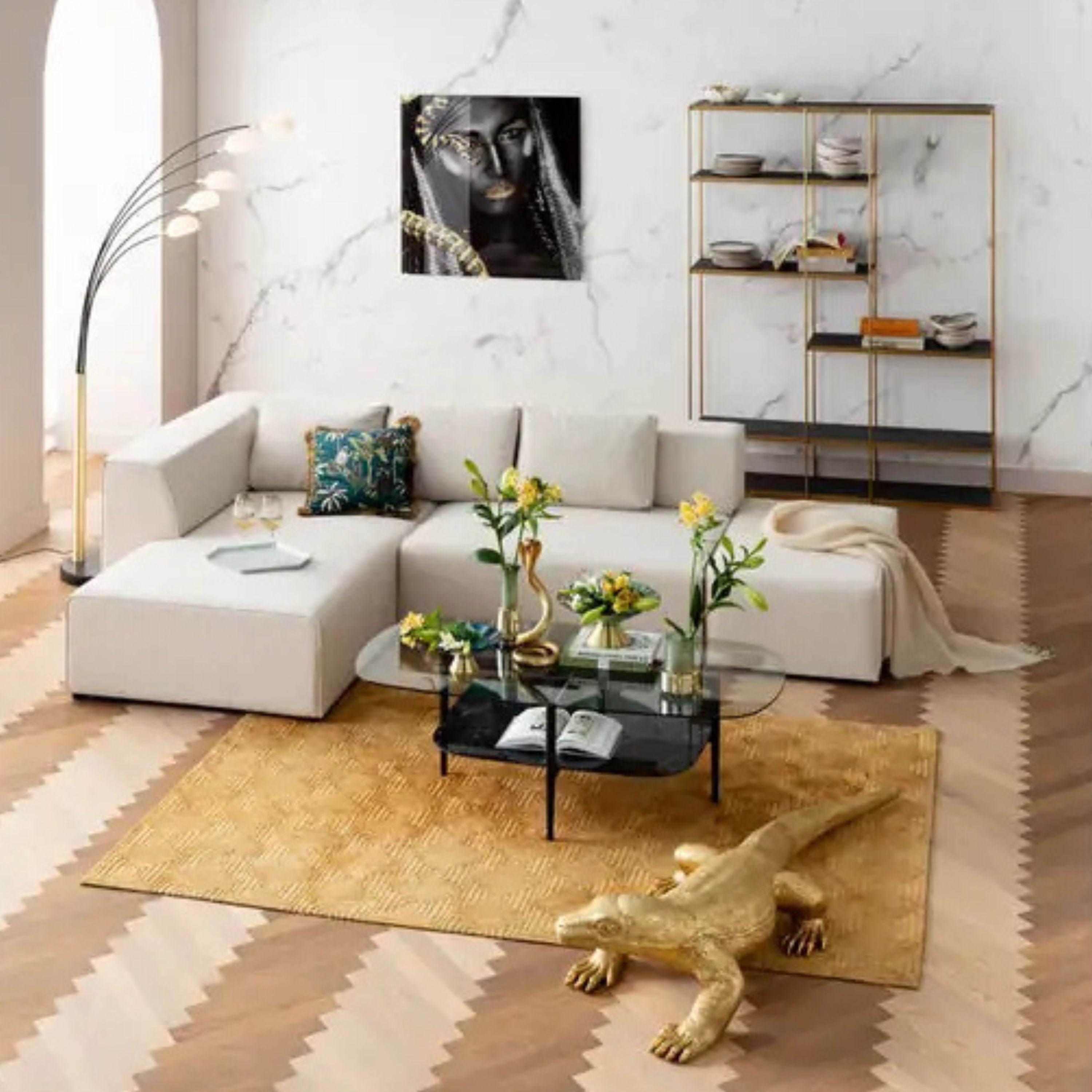 أريكة زاوية إنفينيتي أوتومان | الموضع الأيسر