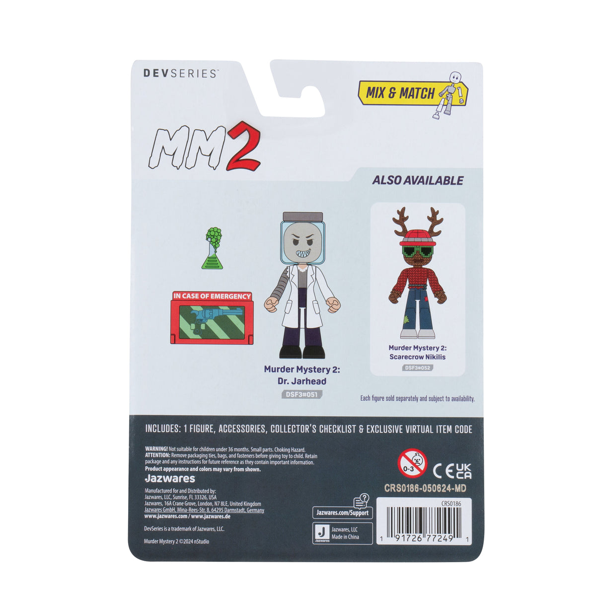 Jazwares Devseries Core Figures DrJarhead