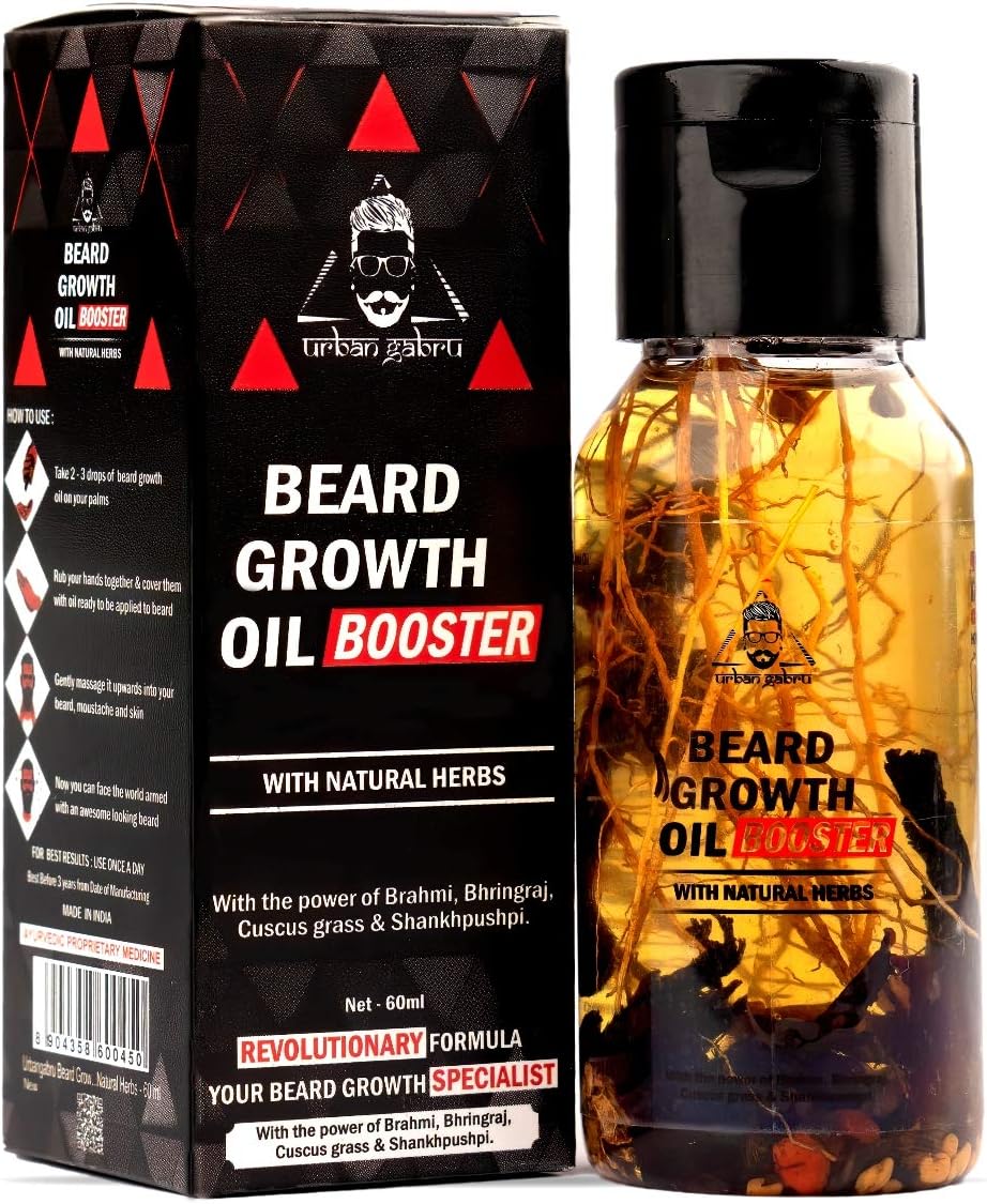Urban Gabru Beard Booster Growth Oil for Men 60 ml