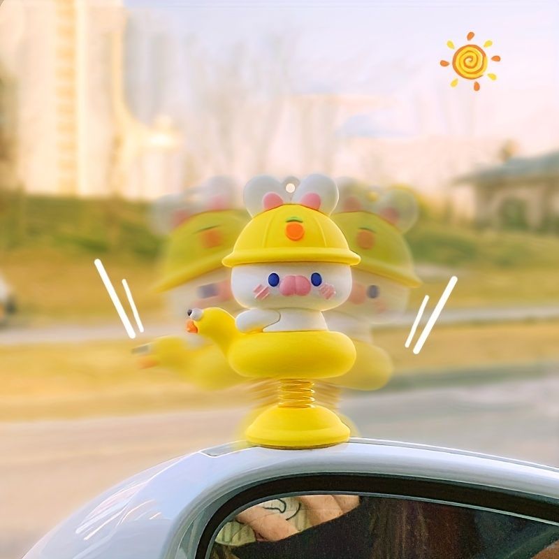 Car Dashboard Ornaments Auto Interior Decoration Accessories Cartoon Toy Doll