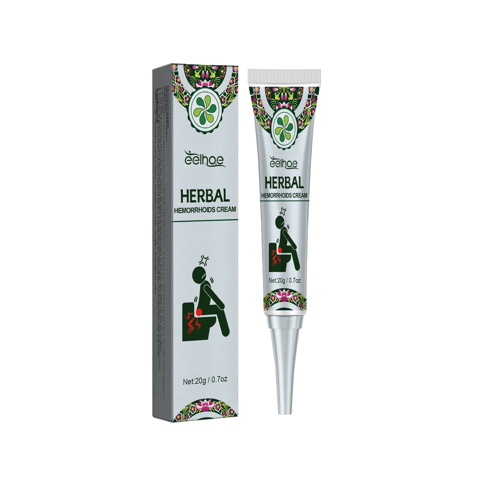 Herbal Hemorrhoid Care Ointment, Relieves Itching, Swelling, Fast Relief, Natural Healing ,20g