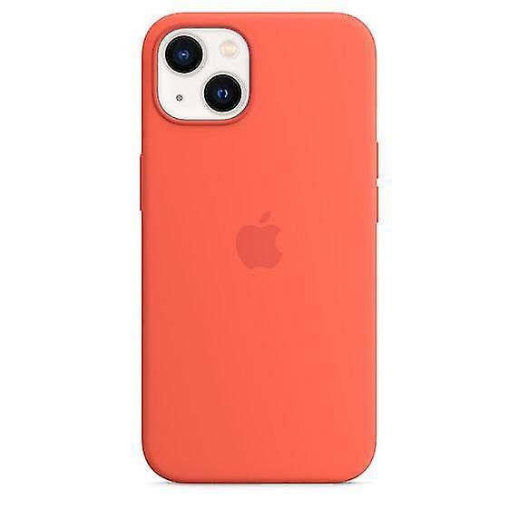 For iPhone 13 Phone Case - Silicone Cover with MagSafe Support for Quick Charging and Animation Prompts