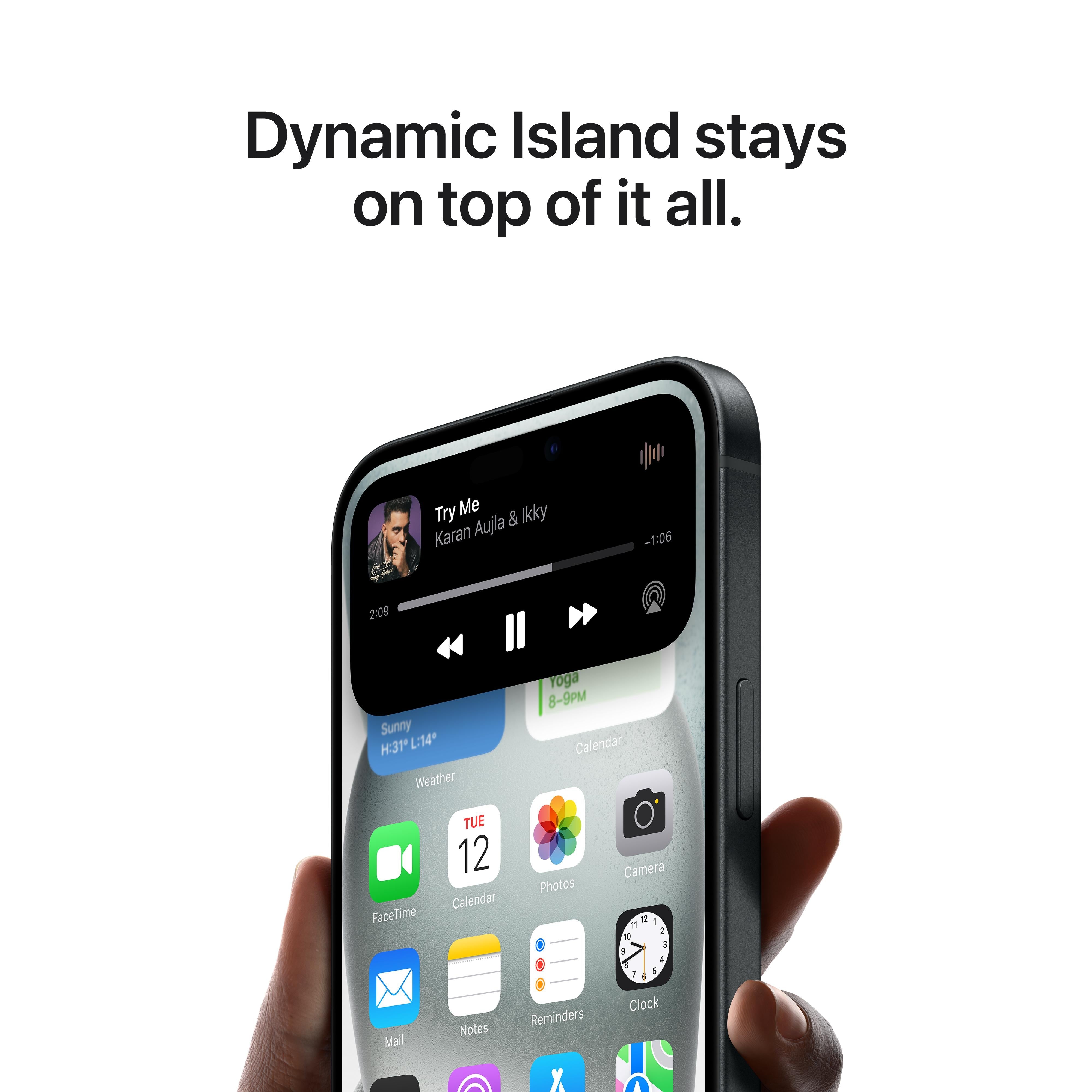 هاتف Apple iPhone 15 Plus 5G الذكي، سعة تخزين 128 جيجابايت