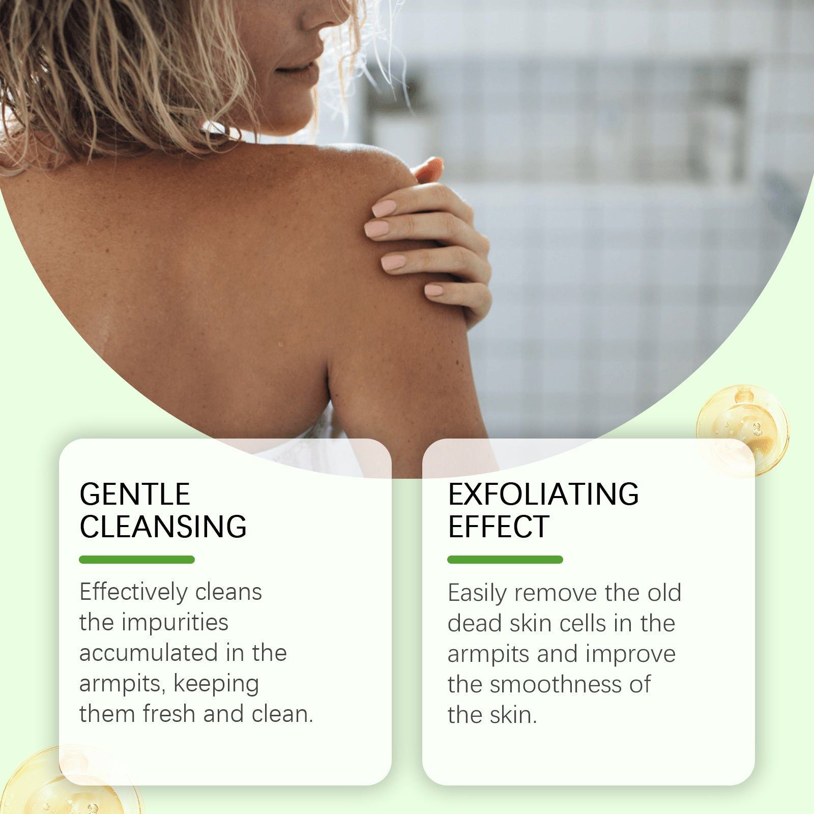 Body Scrub, Deep Cleansing, Exfoliating, Moisturizing, Odor-Free, Soft Skin ,100g