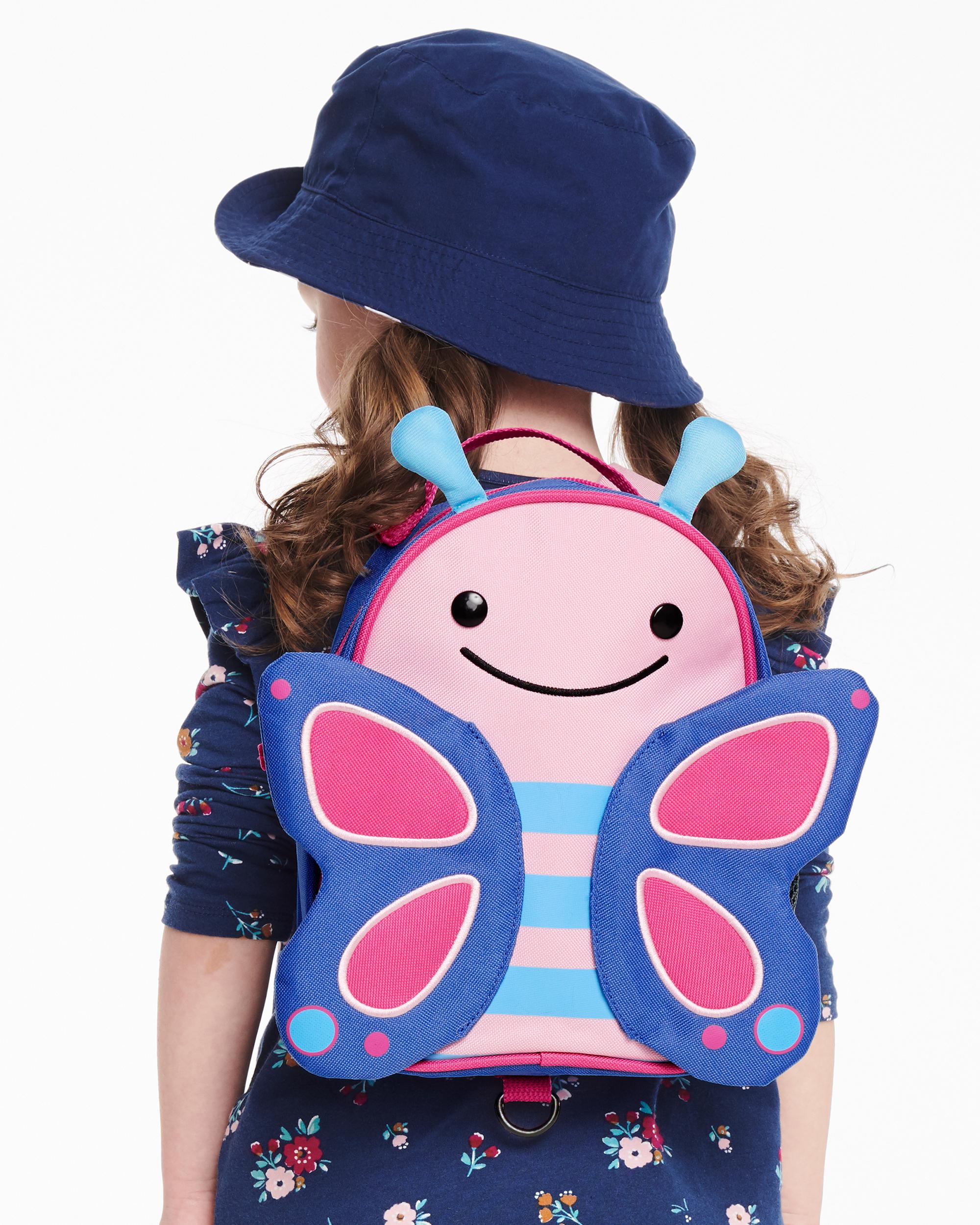 Skip Hop Zoo Mini Backpack With Safety Harness- Butterfly