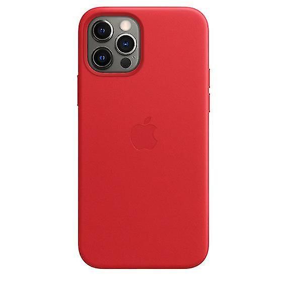 For iPhone 12/12 Pro - Leather Case with MagSafe, Stylish and Protective Phone Cover