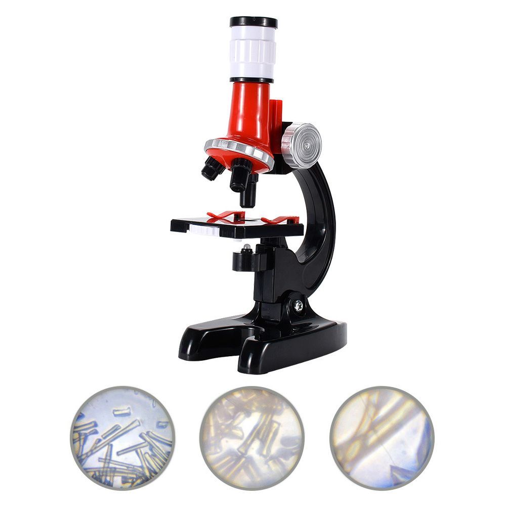 Kids Microscope Kit Biological Science Experiment Equipment Children Educational Toys