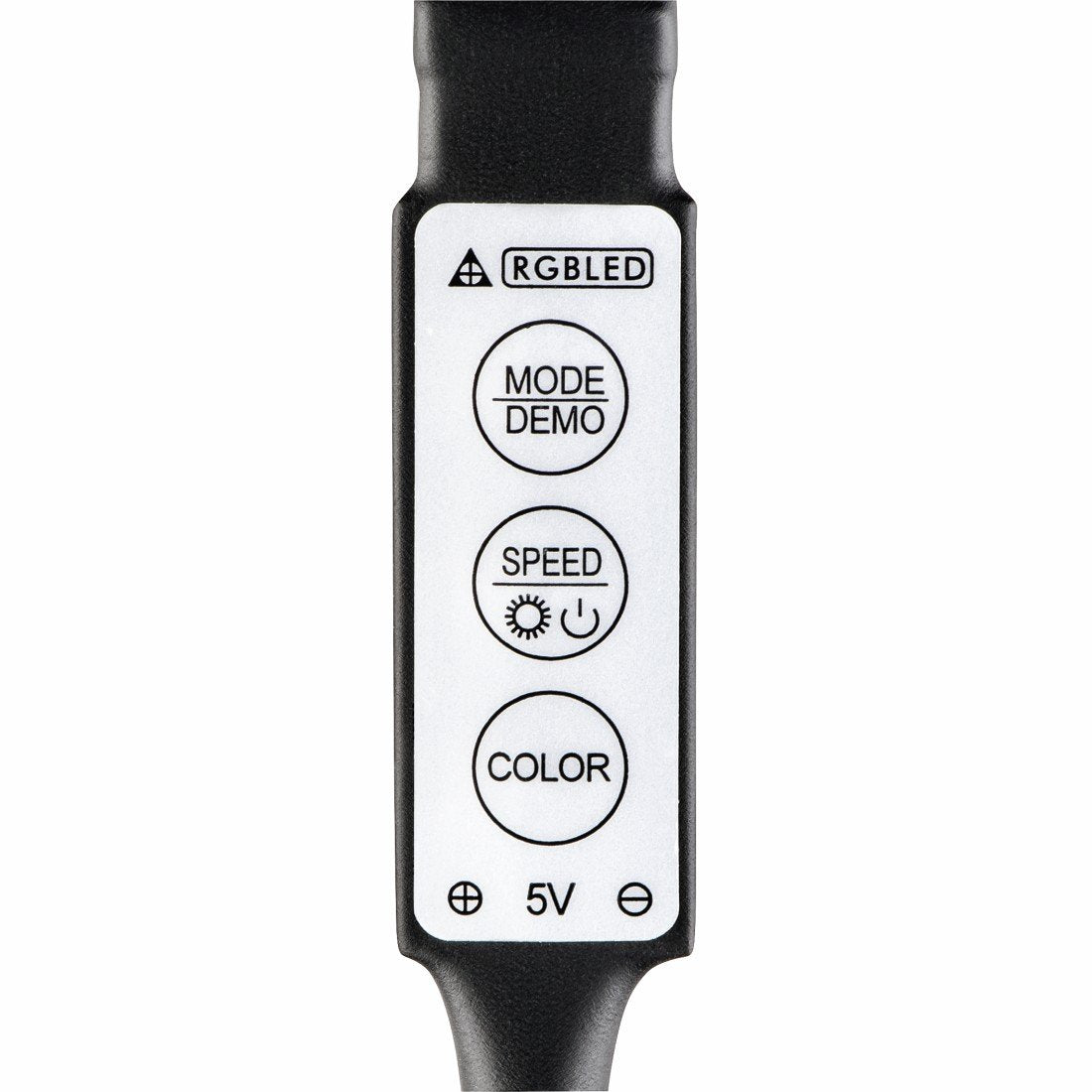 Hama 12344 USB LED Light Strip with Integrated Control Unit, RGB, 1 m