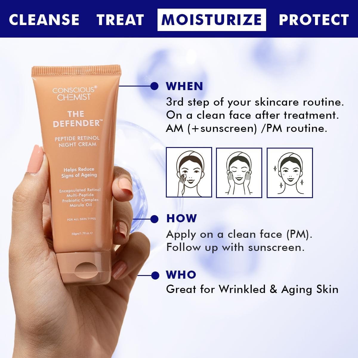 Conscious Chemist 0.2% Retinol Moisturizer Cream | 50g