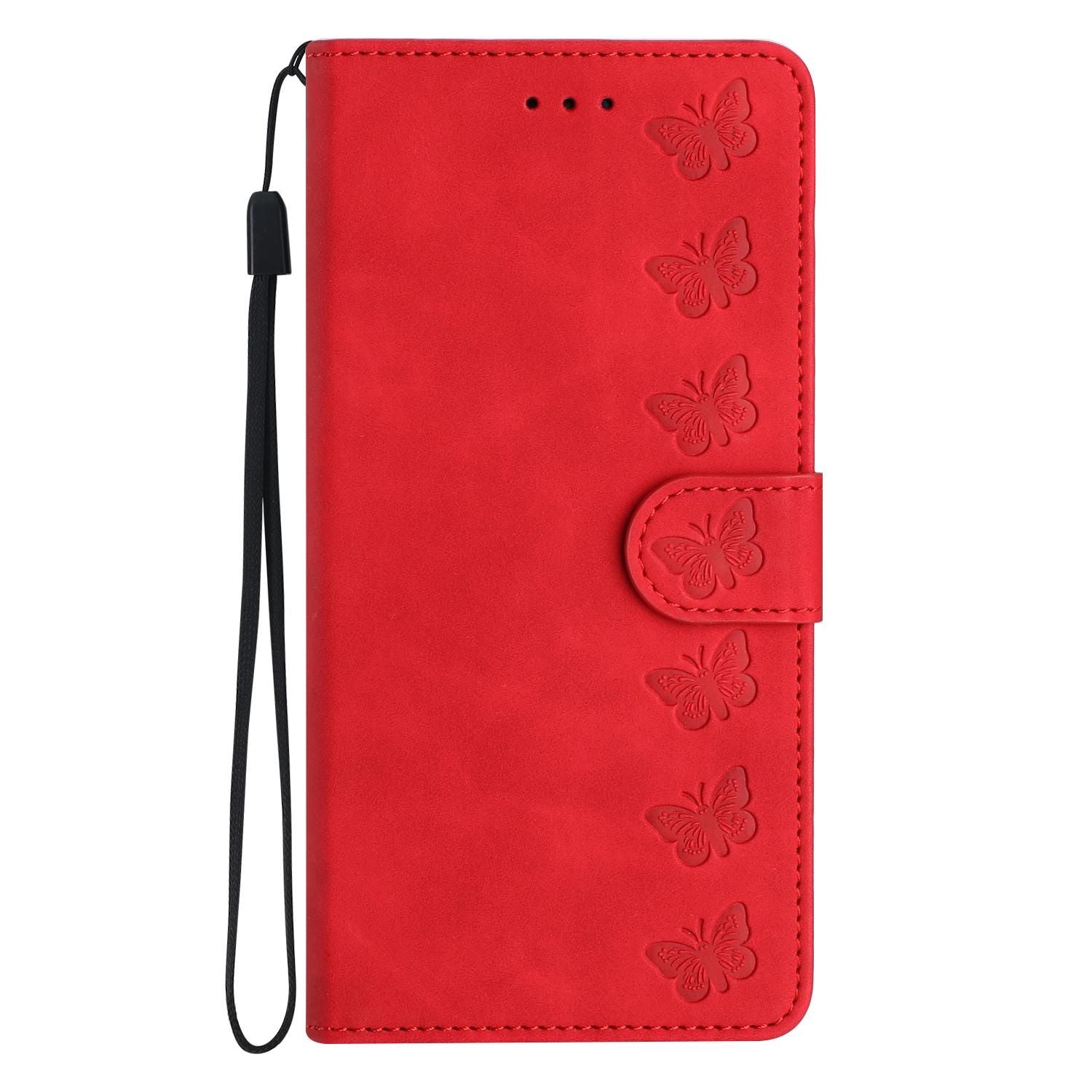 Seven Butterflies Embossed PU Case For Google Pixel 9a