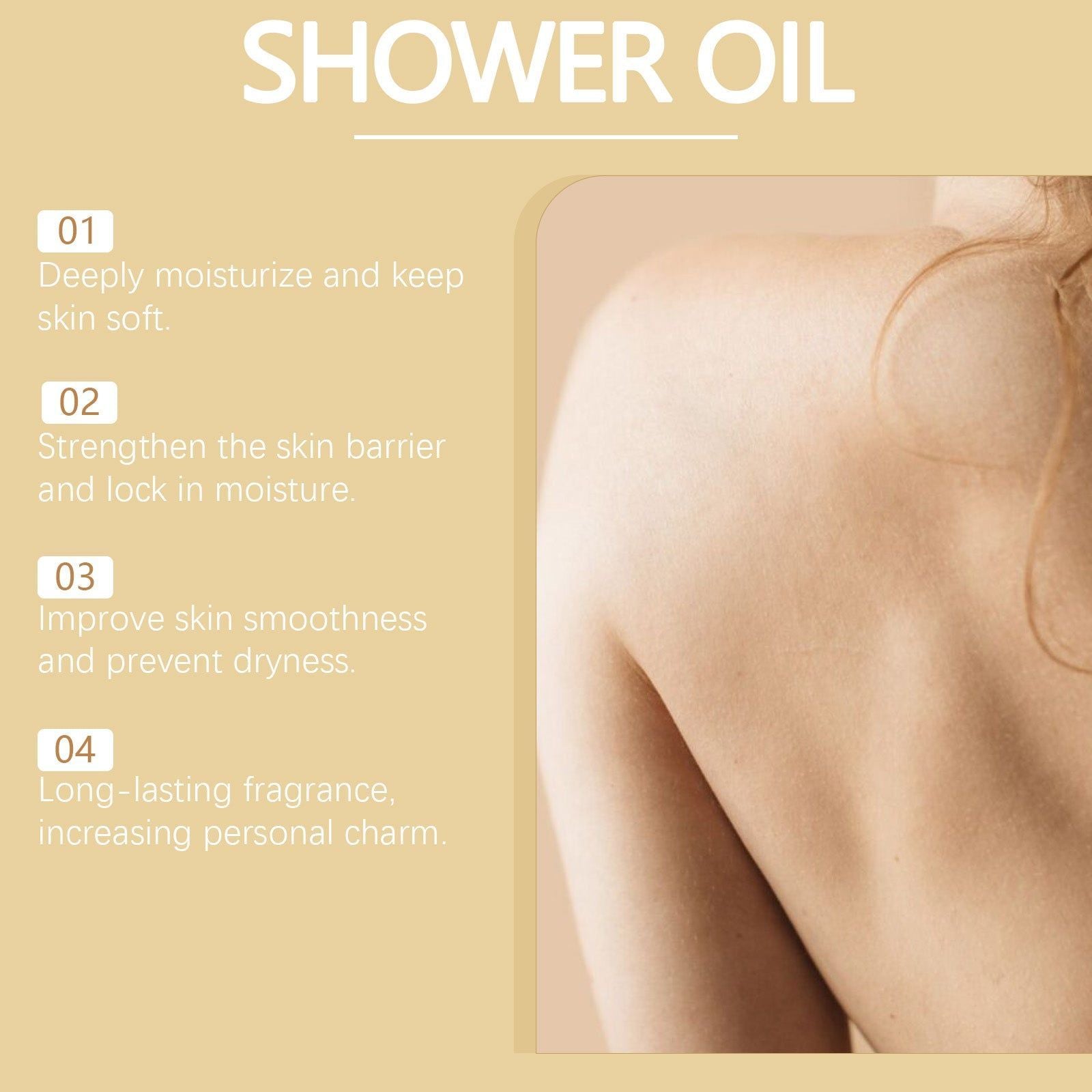 Body Care Nourishing Bath Oil, Hydrates, Moisturizes, Cleanses, Long-Lasting Fragrance ,237ml