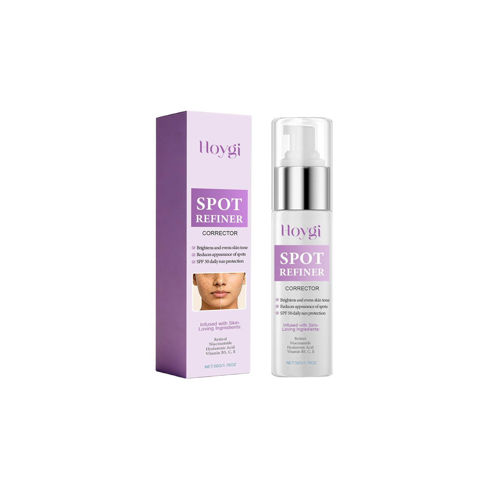 Hydrating Protective Face Lotion Lightweight Moisturizer 50g