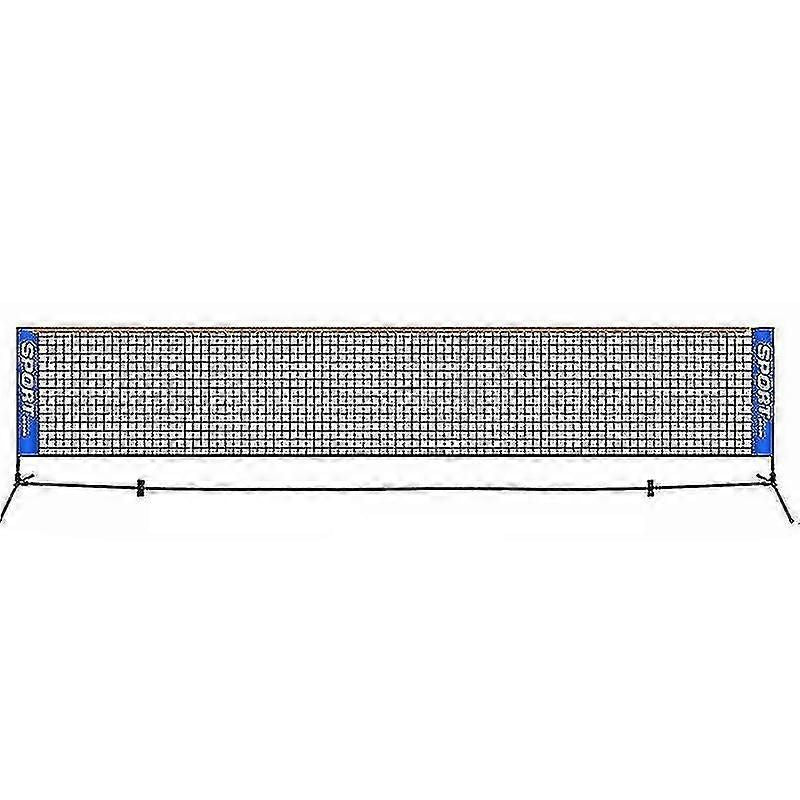 Portable Foldable Tennis Net For Kids And Adults Short Tennis Net,6.1m(1 Pcs, Black) zxin