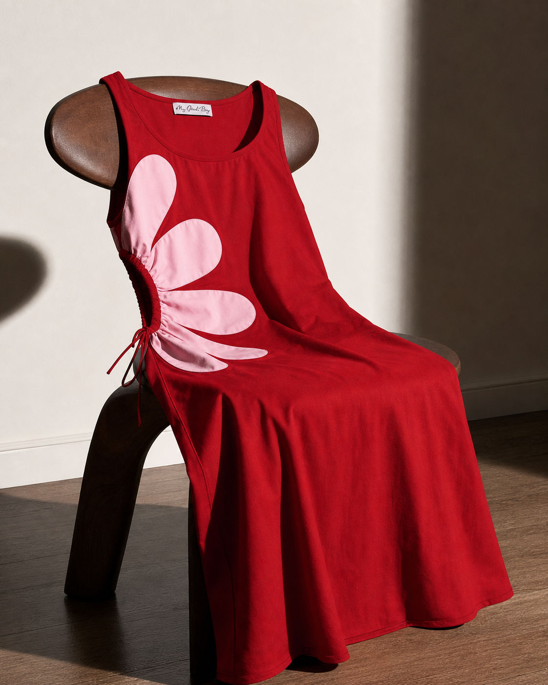 Tendresse Boutique Red Floral Sundress