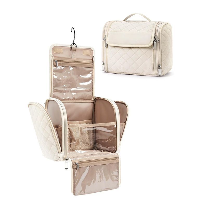 Makeup Bag Large Capacity Portable Organizer Travel Case for Toiletries Cosmetics