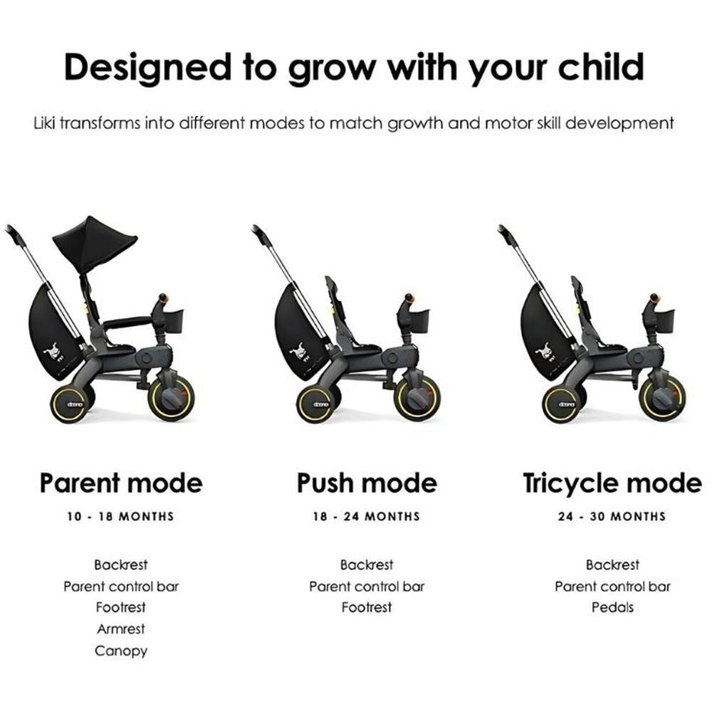 doona trike pedal Doona Liki Trike S3- Grey Hound – XHAWI