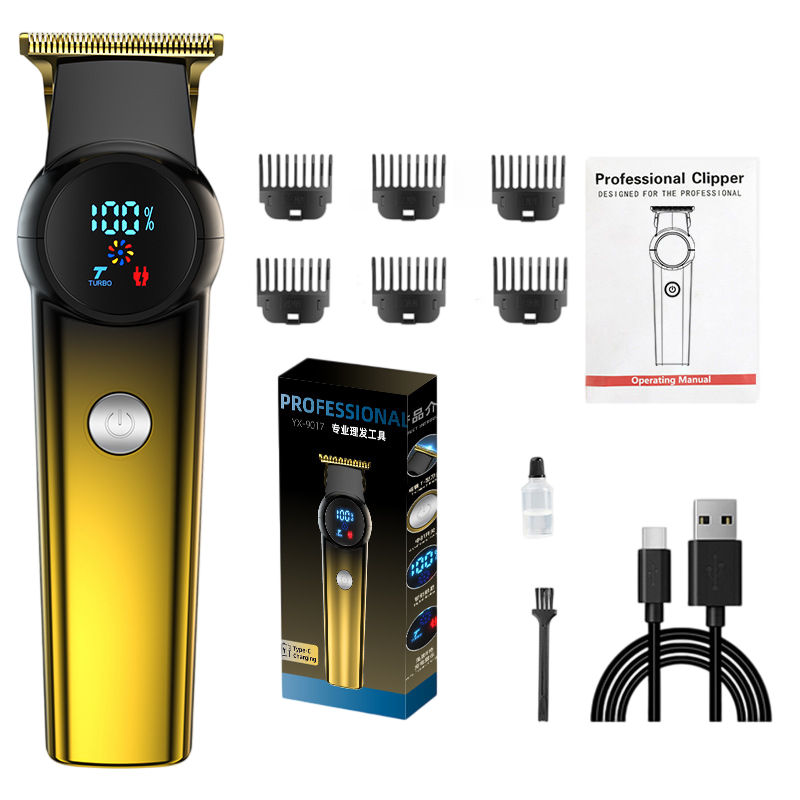USB Type-C Hair Clipper with 6 Combs