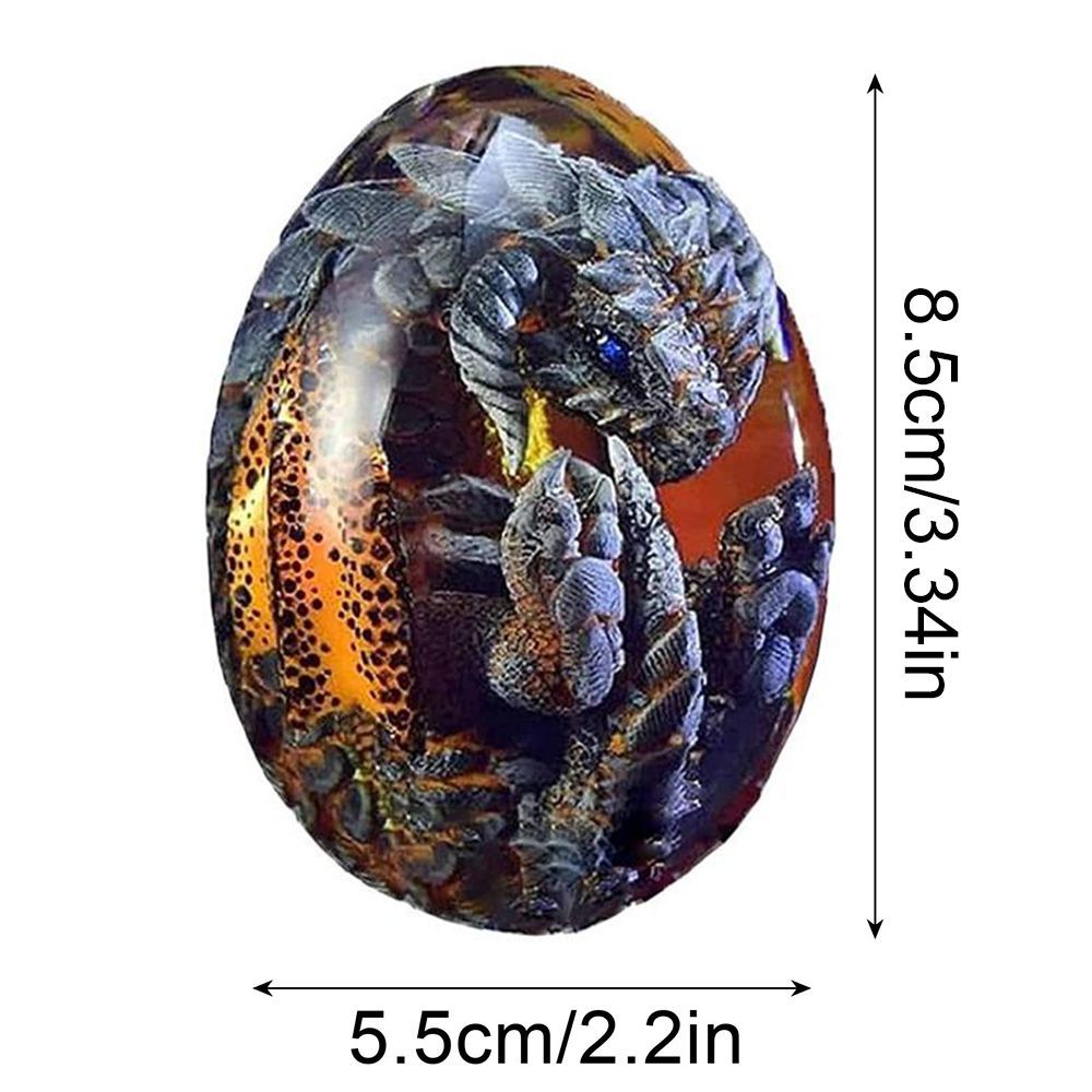 Lava Dragon Egg Dream Crystal Dinosaur Egg Souvenir Resin Sculpture Ornaments Home Decor