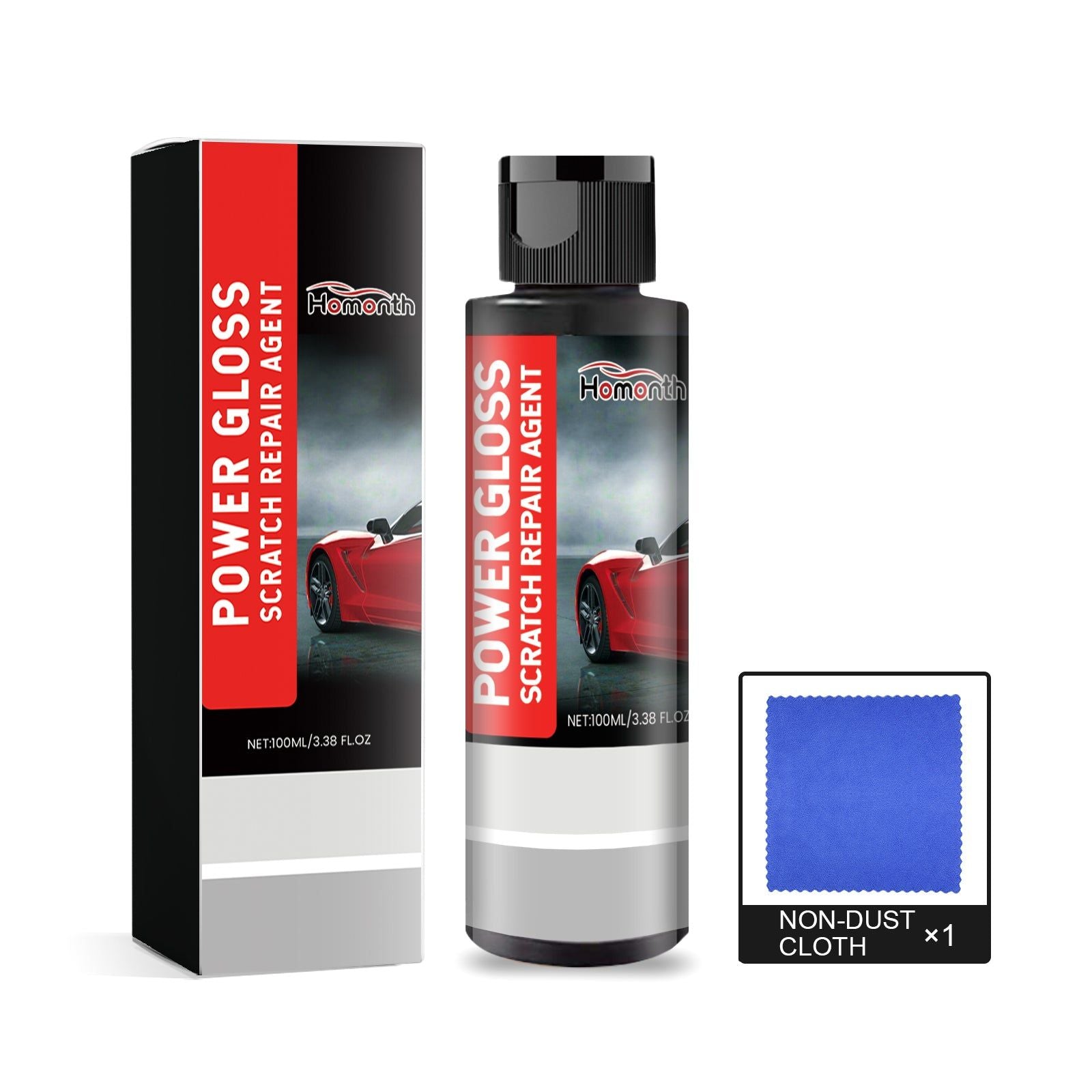 Car Scratch Repair Kit, Fast Scratch Fix, Car Paint Polishing, Mirror Finish ,1set