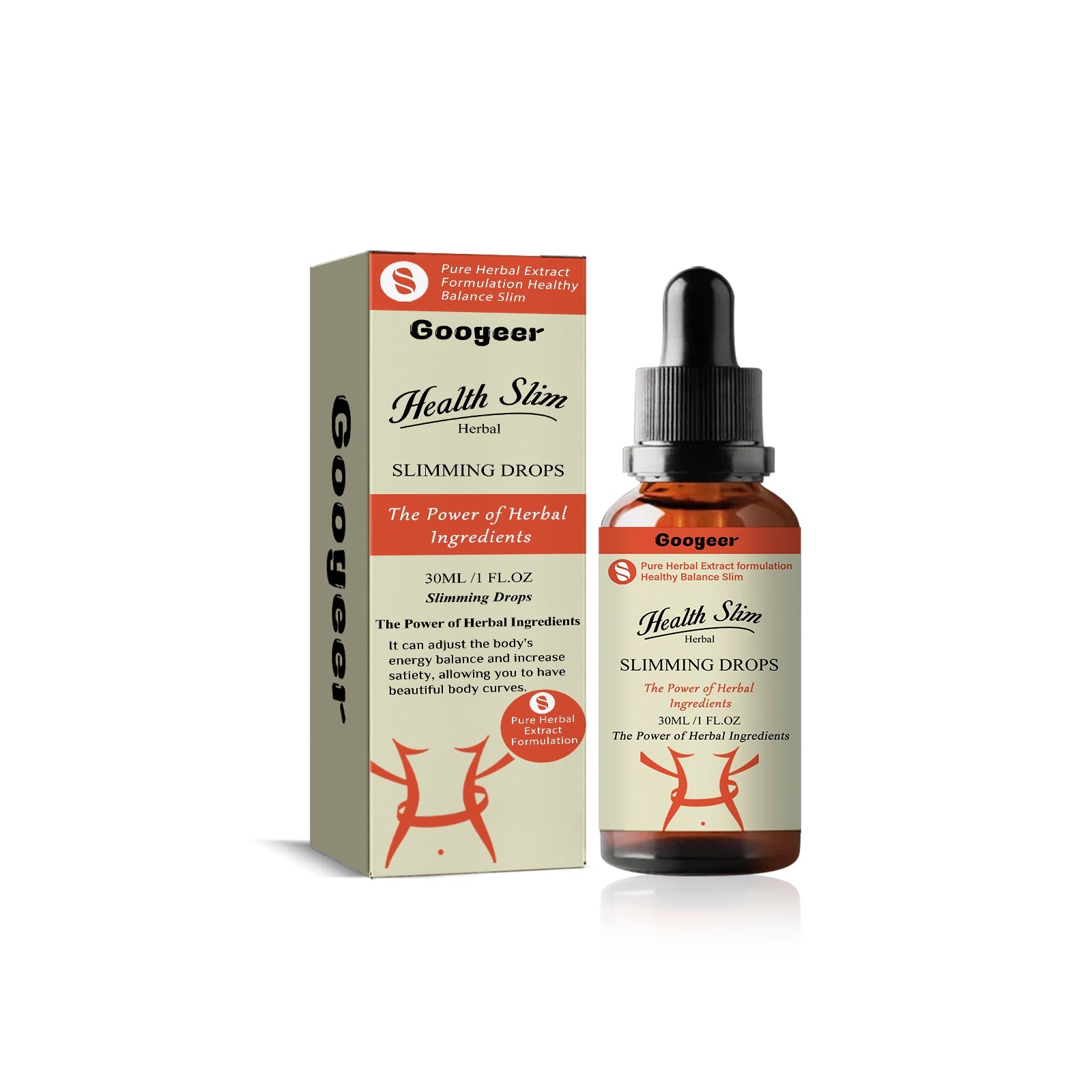 Body Shaping Slimming Drops, Fat Burner, Toning, Safe Weight Loss, Easy to Use ,30ml
