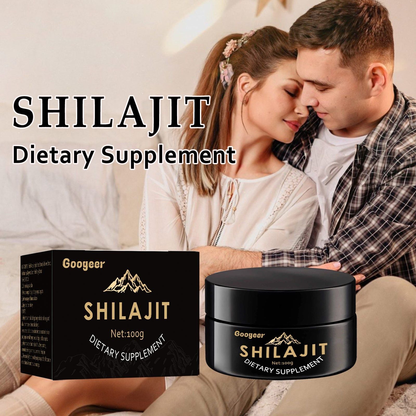 Boost Energy and Focus with Shilajit Dietary Supplement, Natural Body Care ,100g
