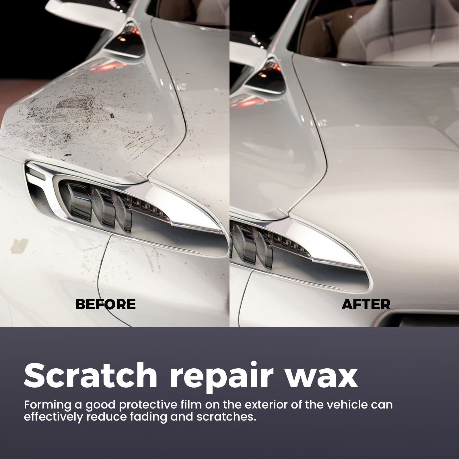 Car Scratch Repair Wax, Fast Scratch Removal, Car Paint Care, Easy Polishing, Automotive Scratch Fix ,1set