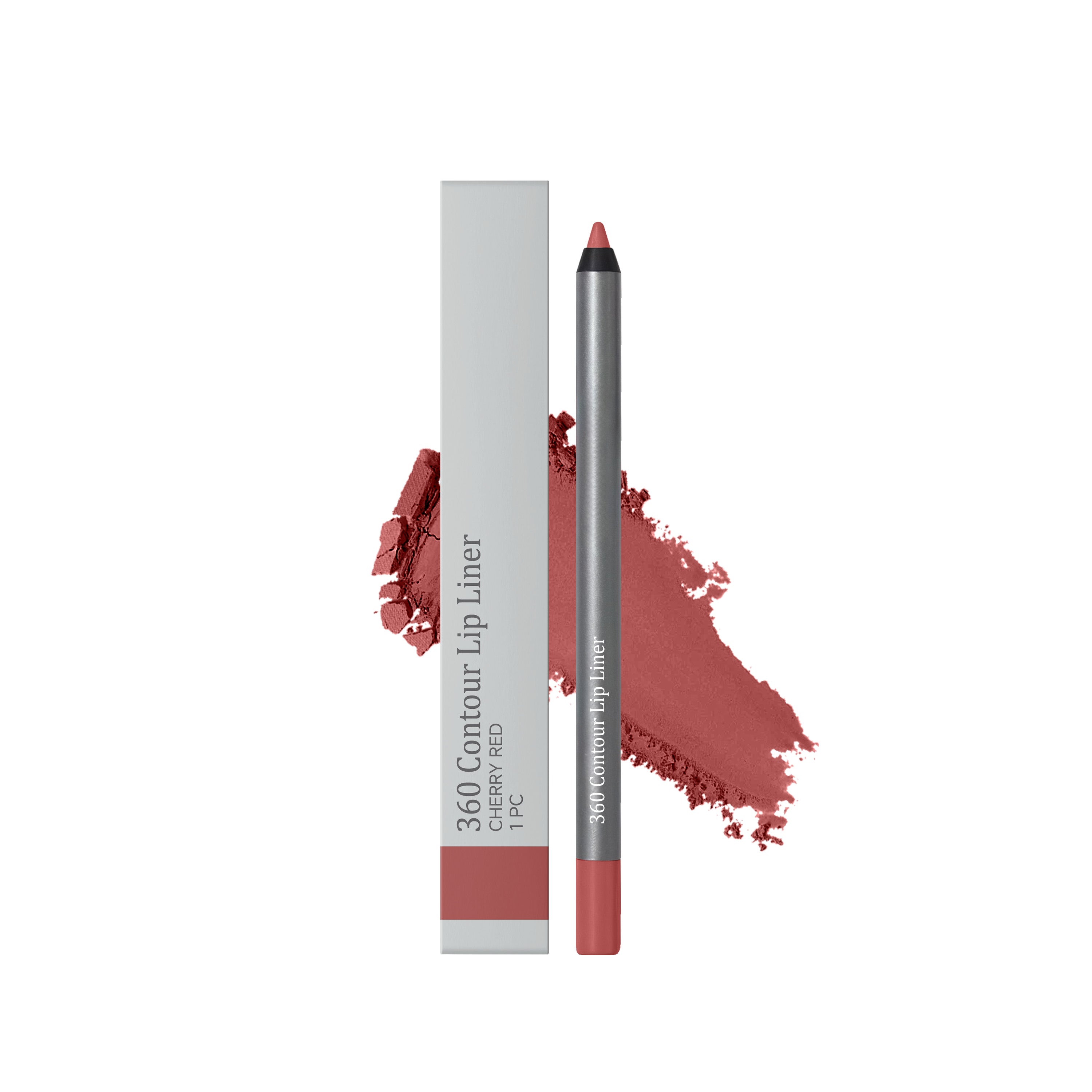 Cherry Red Lip Liner Pen, Matte Multi-Functional, Easy to Apply, Long-lasting, Portable ,1pcs