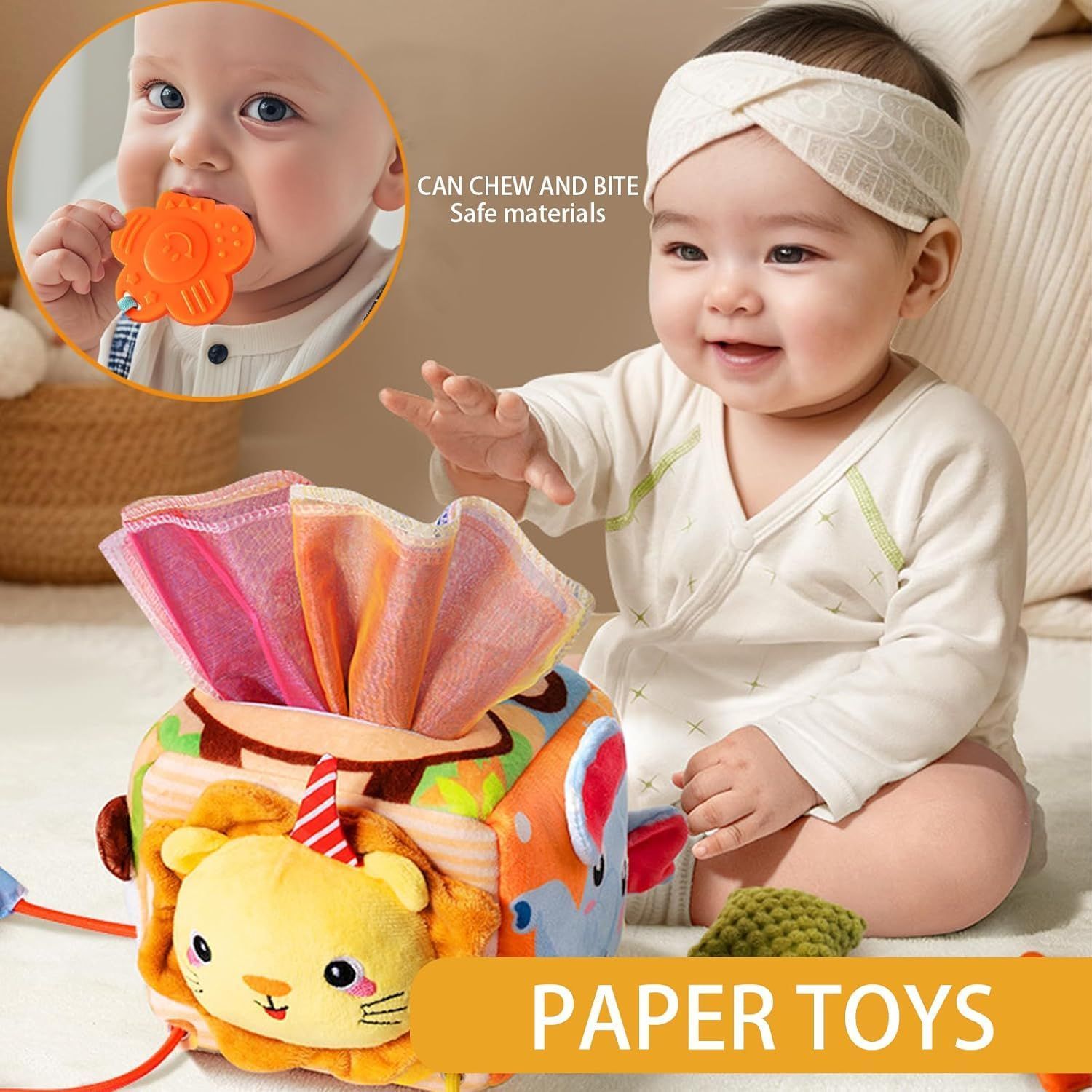 Montessori Baby Toy Baby Stroller Toy Early Educational Toy for Kids 1 2 3 Years Old