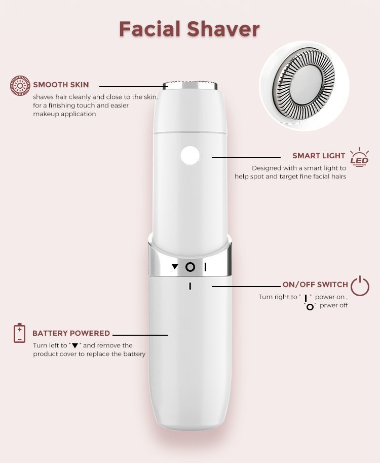 Mini Rechargeable Hair Remover for Women