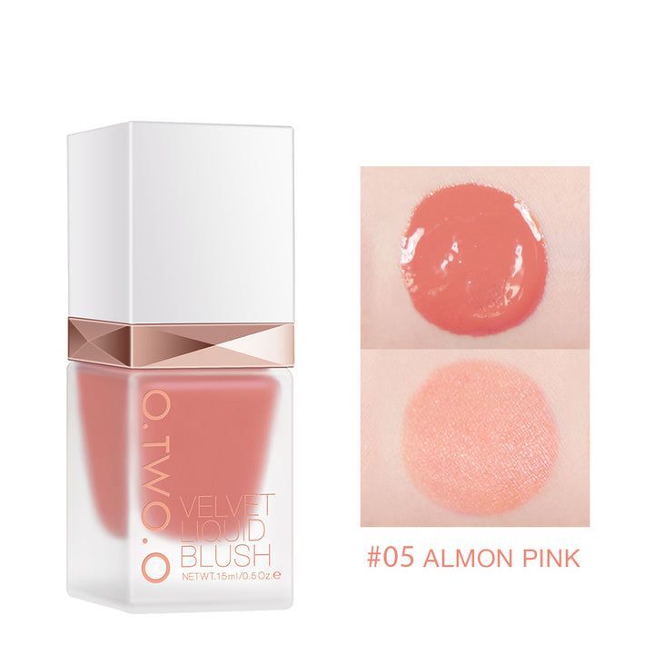 Liquid Blush Matte Silky Flowing Brighten Skin Colour Cheek Blush Face Makeup