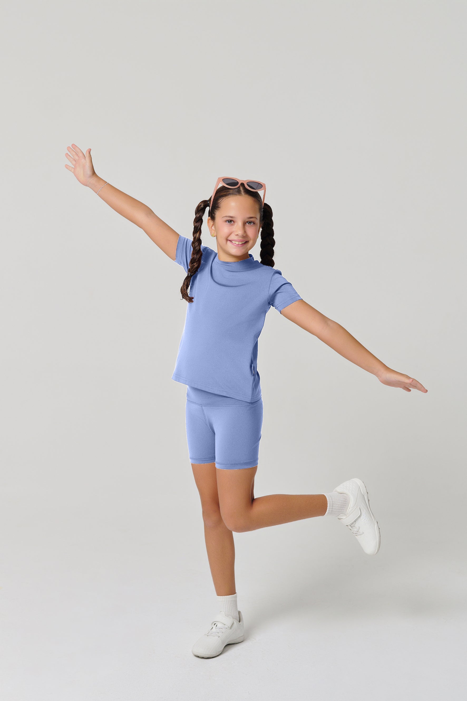 شورتات الدراجات "MULU Classic" للأطفال - أزرق فاتح