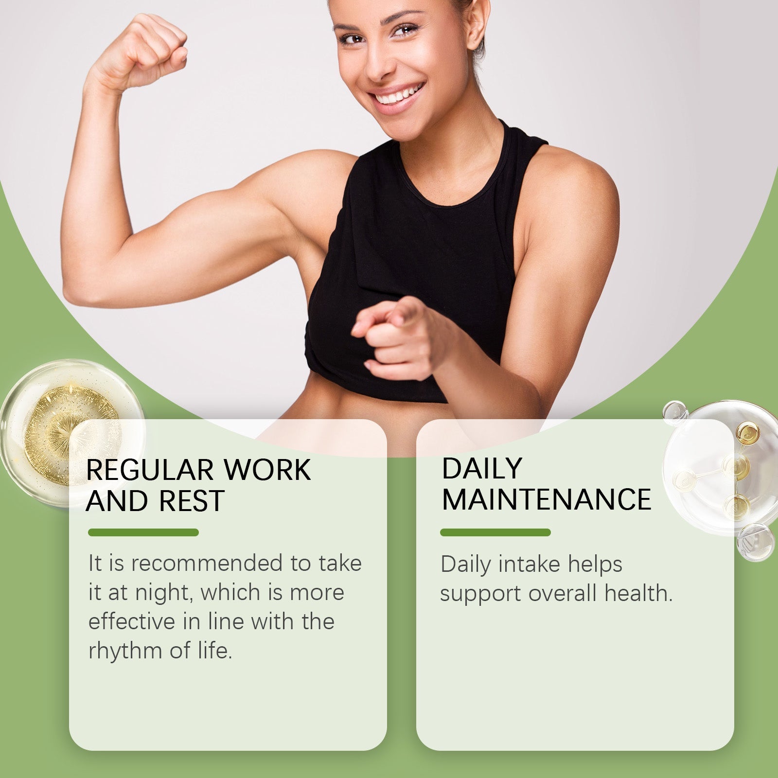 Boost Energy Naturally with Moringa Capsules, Premium Body Care Supplement ,60pcs