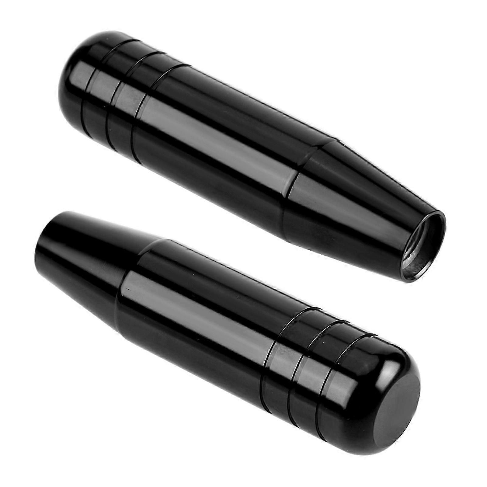 Universal Aluminum Alloy Car Manual Gear Shift Knob Handle Shifter Lever 13cm Black