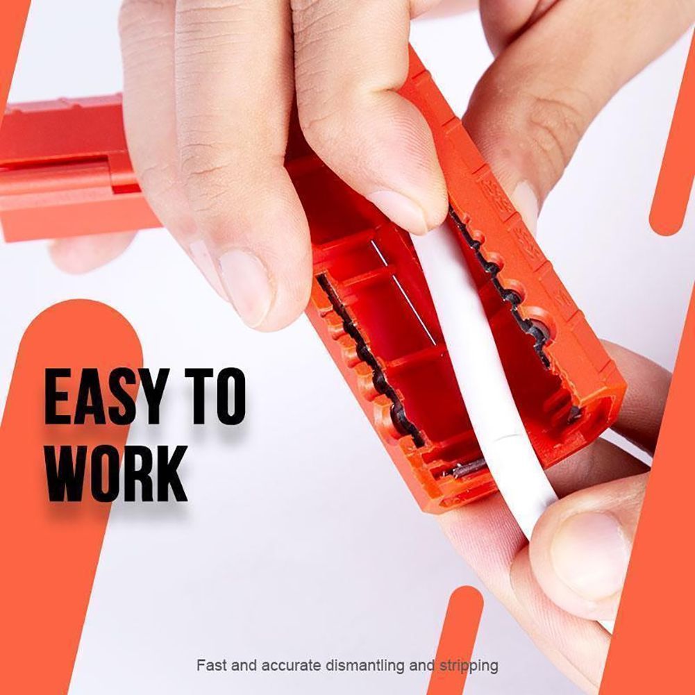 Mini Wire Demolisher Cable Stripping Wire Cutter Portable Wire Stripper Crimping Pen