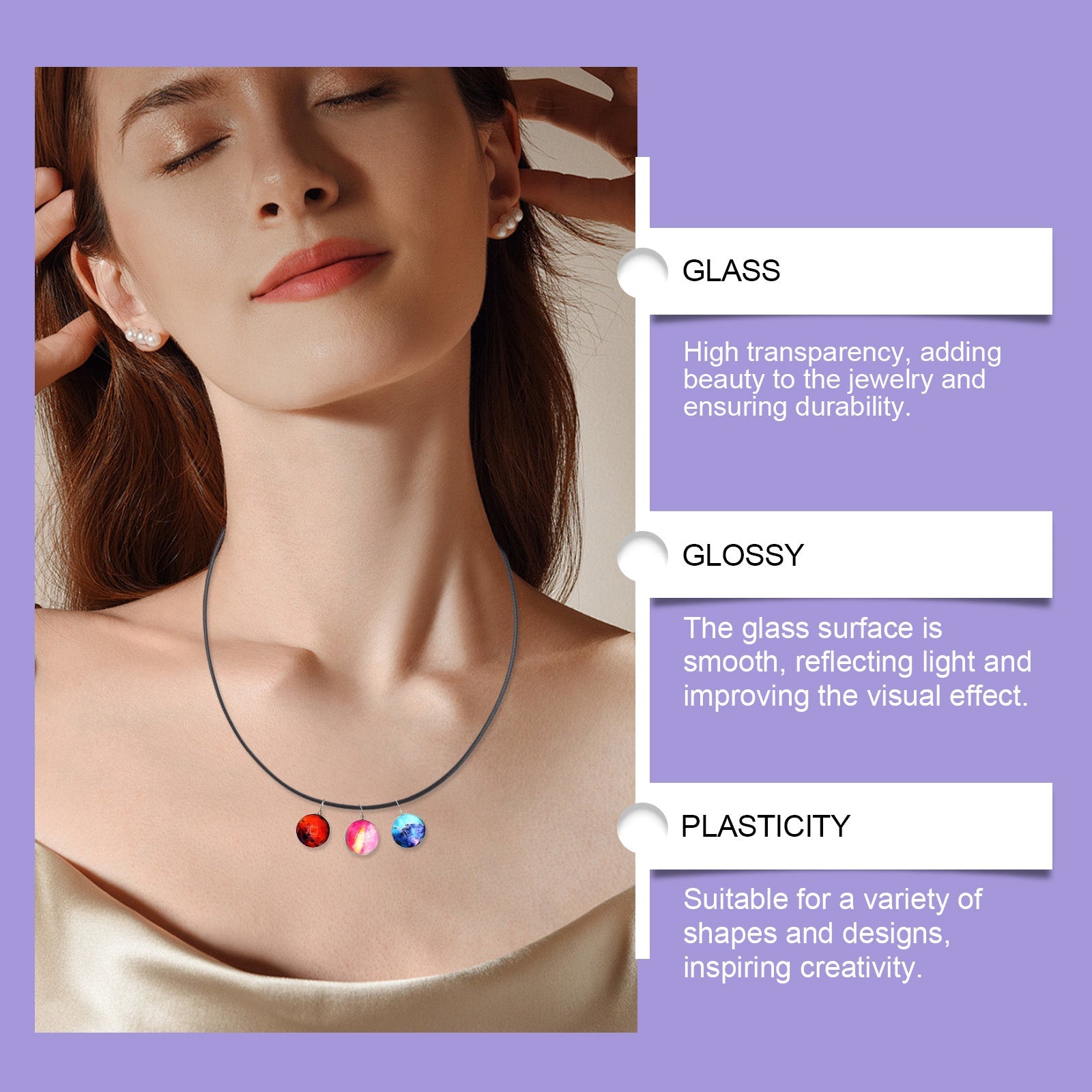 Discover DIY Planet Ornament Kit, 24-Day Surprise Jewelry Set, Customizable Accessories ,1set