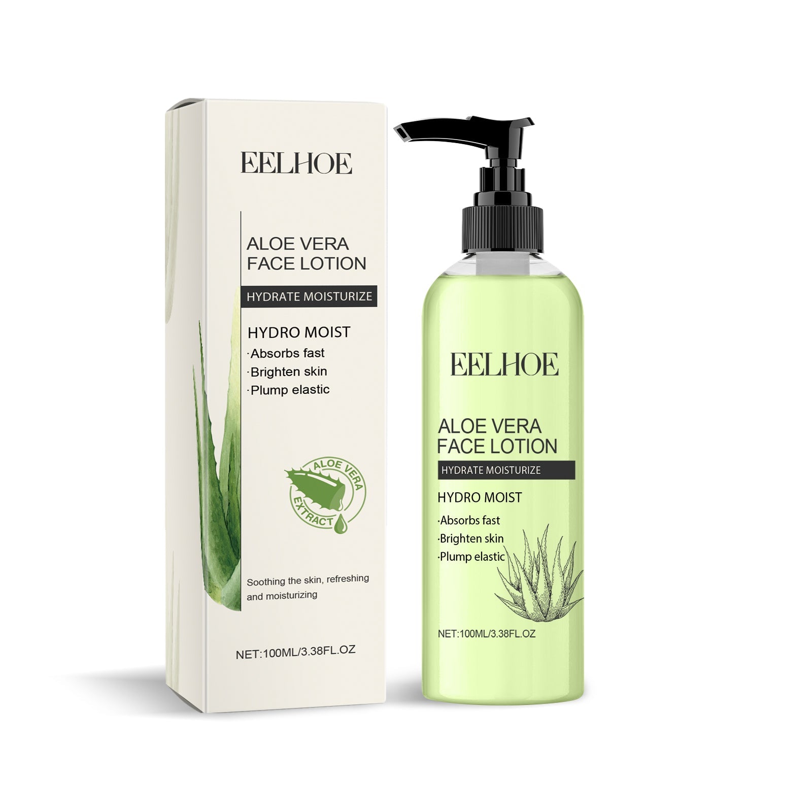 Aloe Vera Facial Care Lotion, Hydrating, Soothing, Moisturizing, Soft Skin ,100ml