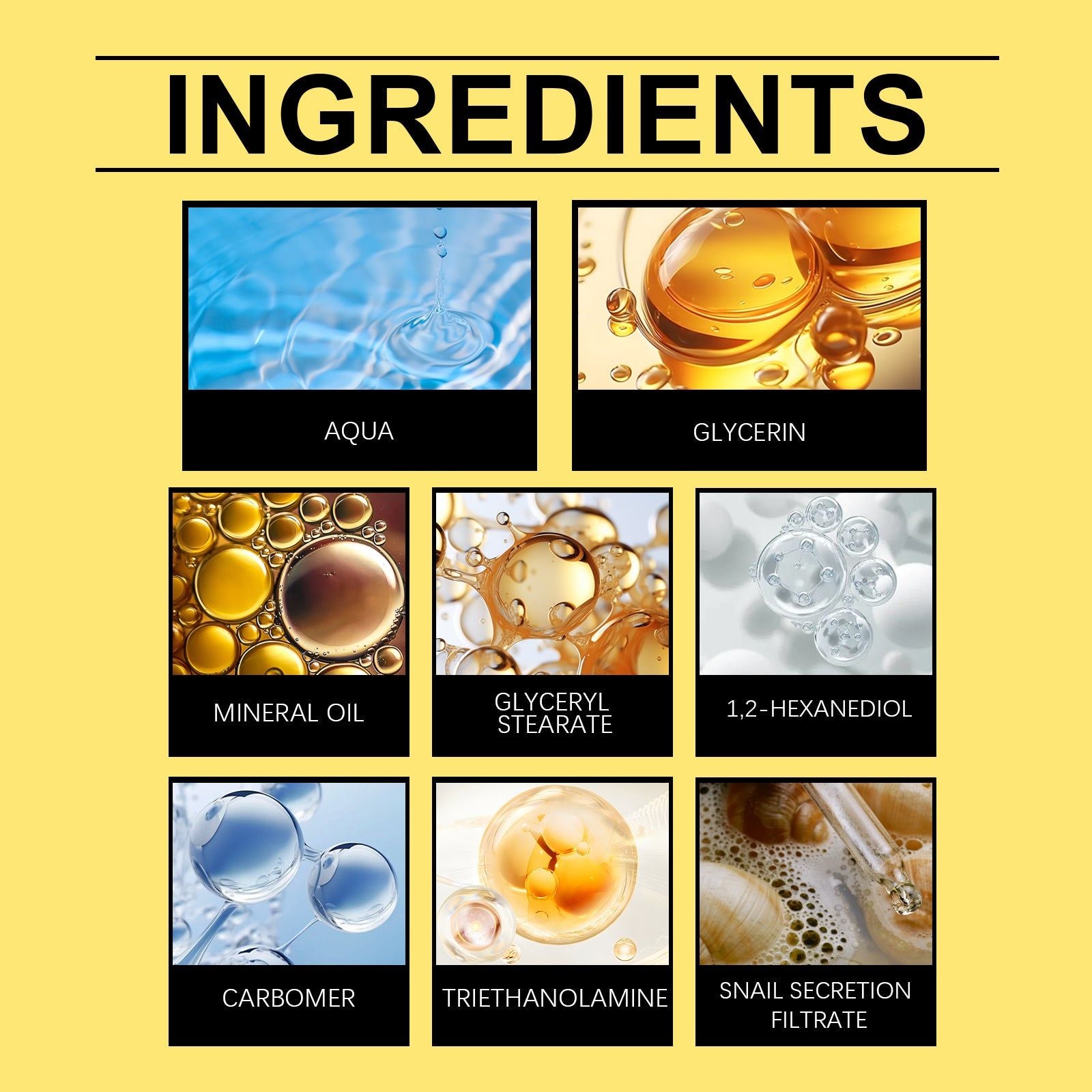 Snail Facial Care Cream, Hydrating Moisturizer, Repair & Nourish Skin ,100g