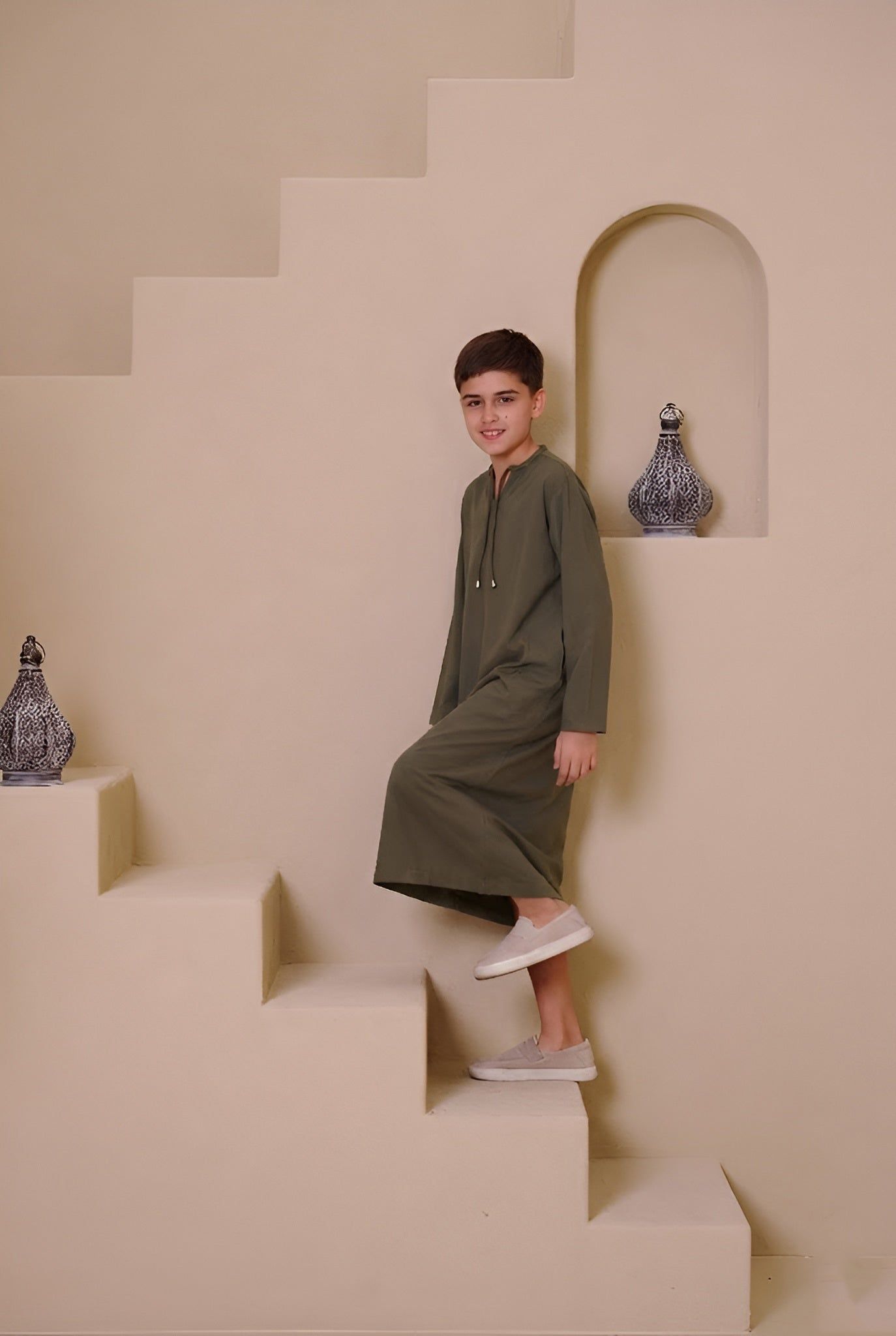 SAHIL Junior Kandura - Green